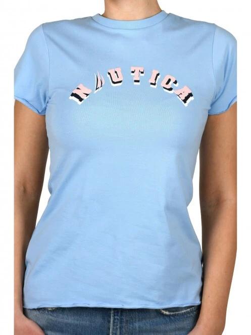 Nautica Harper T-Shirt női rövid ujjú póló világoskék színben 5