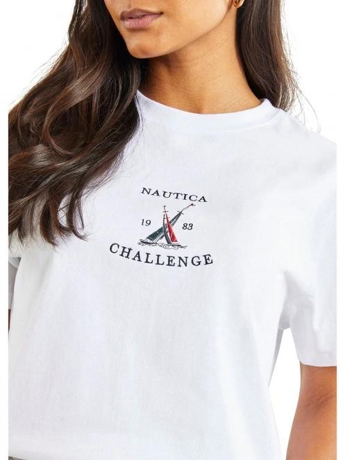Nautica Avignon T-Shirt női rövid ujjú póló fehér színben 5