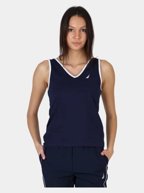 Nautica Medley Vest női ujjatlan póló sötétkék színben 2