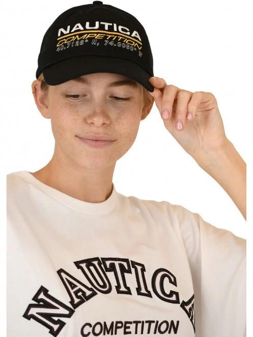 Nautica Obi Strapback Cap baseball sapka fekete színben 5
