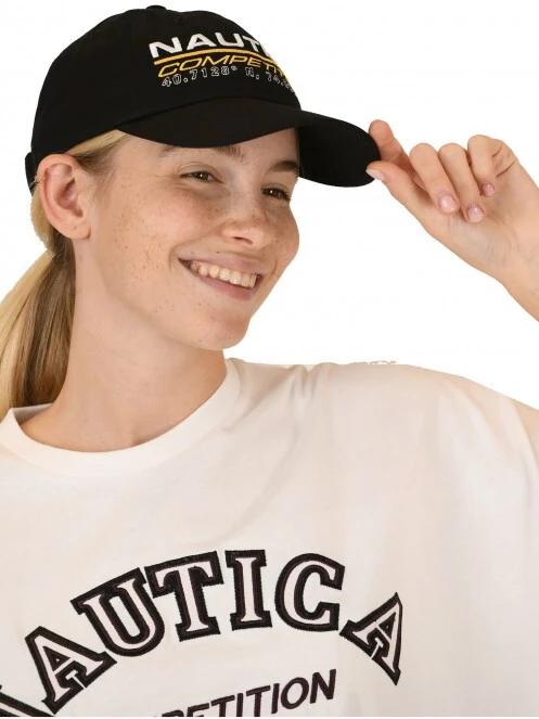Nautica Obi Strapback Cap baseball sapka fekete színben 6