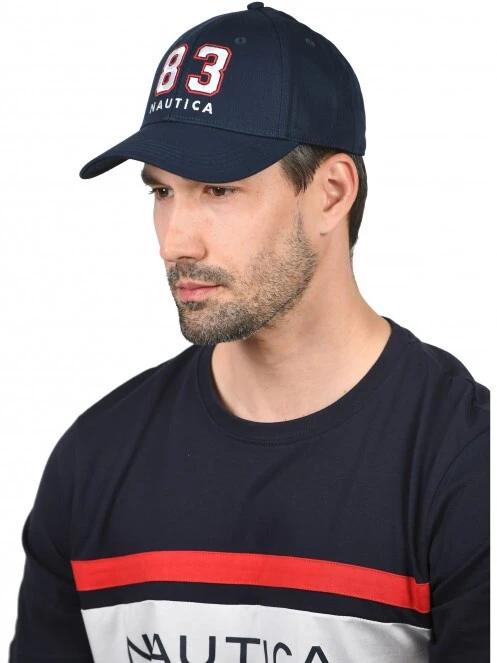 Nautica Mediterranean Strapback Cap baseball sapka sötétkék színben 3