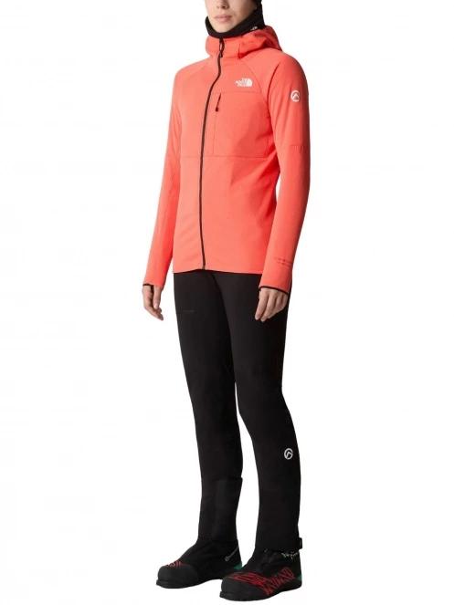 The North Face W Summit Futurefleece Fz Hoodie női polár pulóver piros színben 5