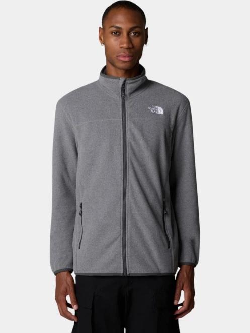 The North Face M 100 Glacier Full Zip férfi polár pulóver szürke színben 2