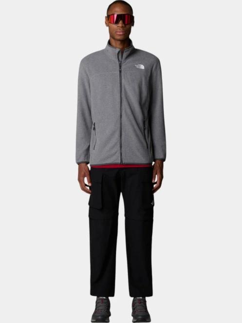 The North Face M 100 Glacier Full Zip férfi polár pulóver szürke színben 4