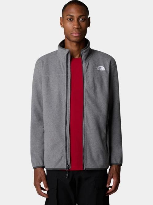 The North Face M 100 Glacier Full Zip férfi polár pulóver szürke színben 5