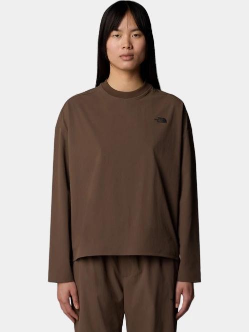 The North Face W Woven Shirt női pulóver barna színben 2