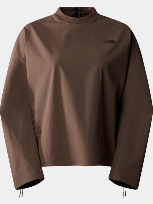 The North Face W Woven Shirt női pulóver barna színben 5