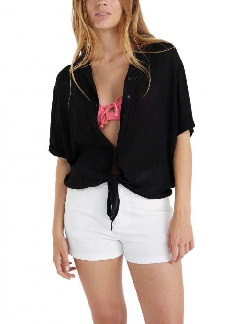 O'Neill Cali Beach Shirt női rövid ujjú ing fekete színben 2