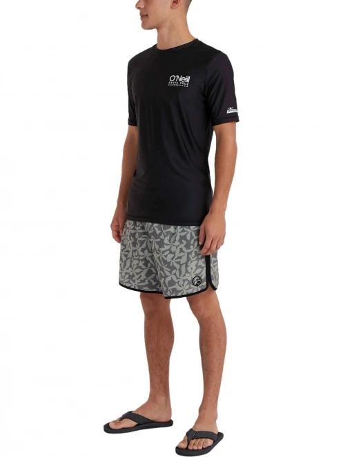 O'Neill Essentials Cali S/Slv Skins férfi rövid ujjú lycra fekete színben 4