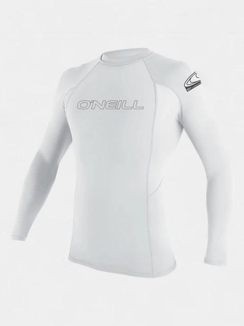 O'Neill Youth Basic Skins L/S Rash Guard hosszú ujjú lycra fehér színben 2