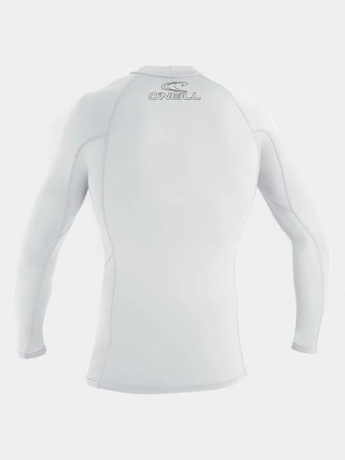 O'Neill Youth Basic Skins L/S Rash Guard hosszú ujjú lycra fehér színben 3