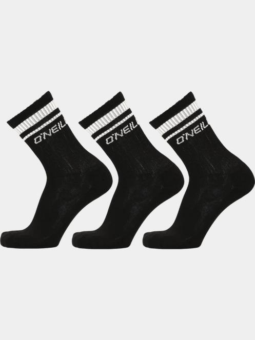 O'Neill Sportsock O'Neill stripe 3-pack férfi sportzokni fekete színben 2