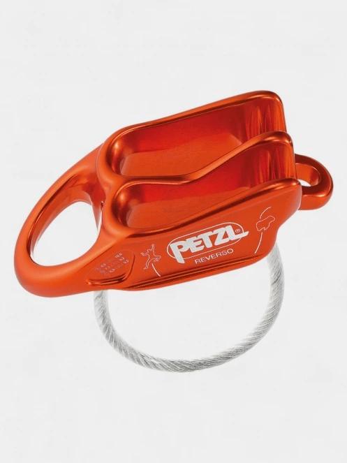 Petzl Reverso biztosító eszköz piros színben 2