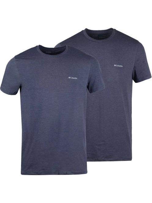 Columbia 2PP Performance Cotton Stretch Top férfi rövid ujjú póló sötétkék színben 2