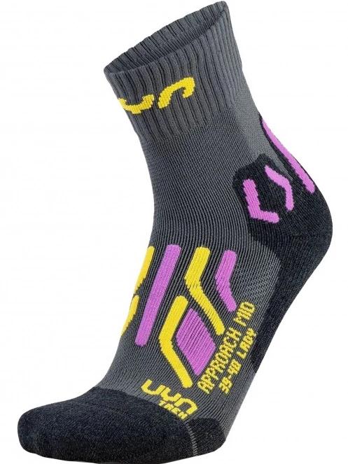 UYN UYN WOMAN TREKKING APPROACH MID SOCKS női túrazokni szürke színben 2