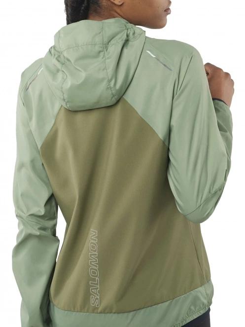 Salomon Bonatti Cross Fz Hoodie W női futódzseki zöld színben 6