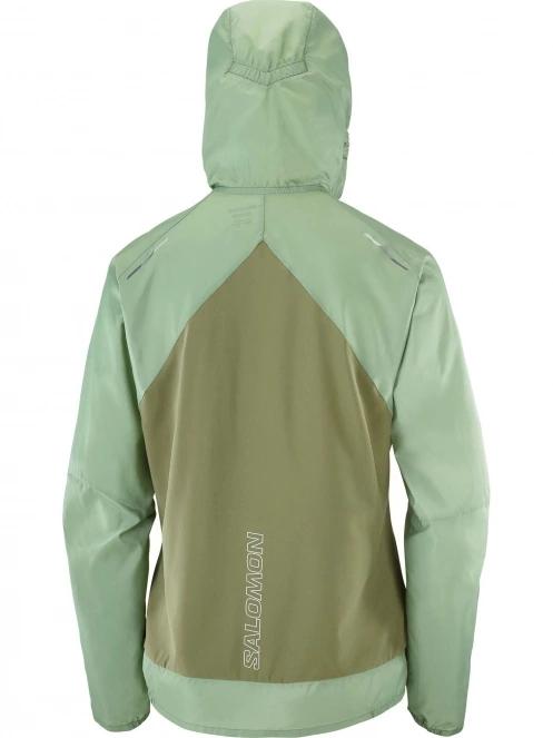 Salomon Bonatti Cross Fz Hoodie W női futódzseki zöld színben 9