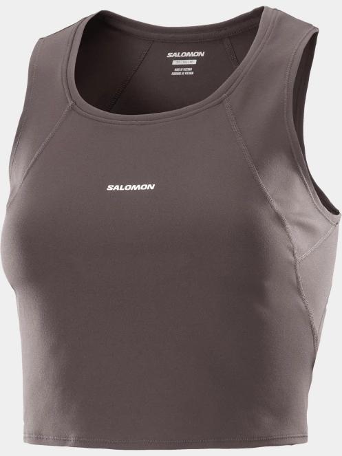 Salomon Shakeout Bliss női tank top barna színben 2
