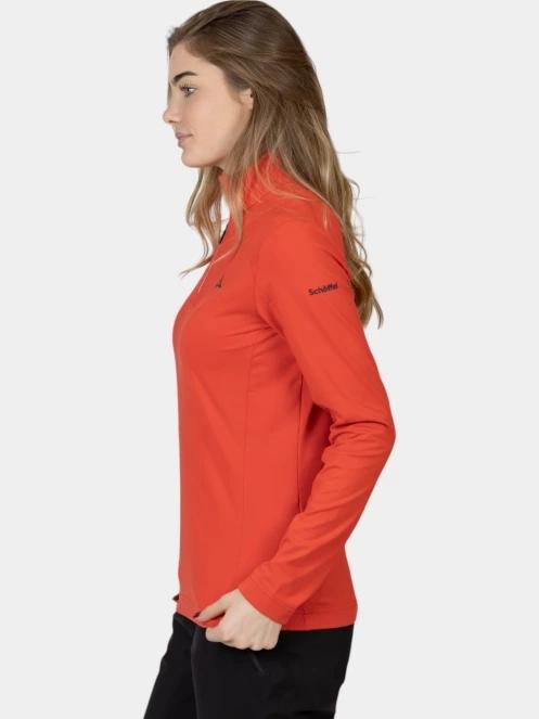 Schöffel Longsleeve Fiss L női polár pulóver narancssárga színben 3