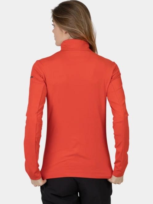 Schöffel Longsleeve Fiss L női polár pulóver narancssárga színben 4