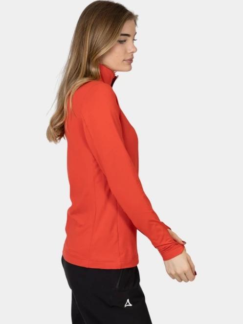 Schöffel Longsleeve Fiss L női polár pulóver narancssárga színben 5