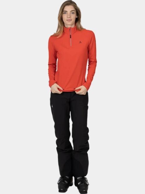 Schöffel Longsleeve Fiss L női polár pulóver narancssárga színben 6