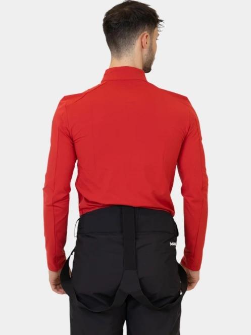 Schöffel Longsleeve Fiss M férfi polár pulóver piros színben 4