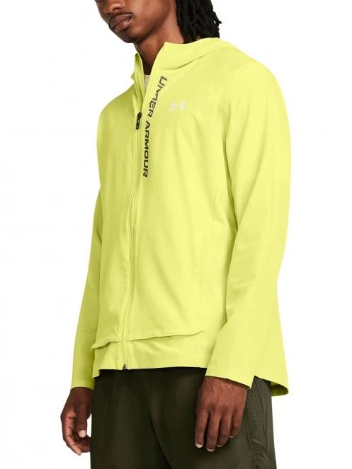 Under Armour Outrun The Storm Jacket férfi futódzseki sárga színben 2