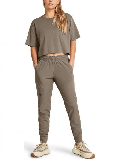 Under Armour UA Unstoppable Jogger női tréning nadrág oliva színben 4