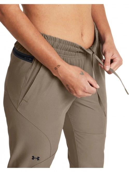 Under Armour UA Unstoppable Jogger női tréning nadrág oliva színben 5
