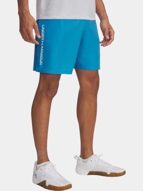 Under Armour UA Tech Woven Wordmark Short férfi sport rövidnadrág kék színben 2