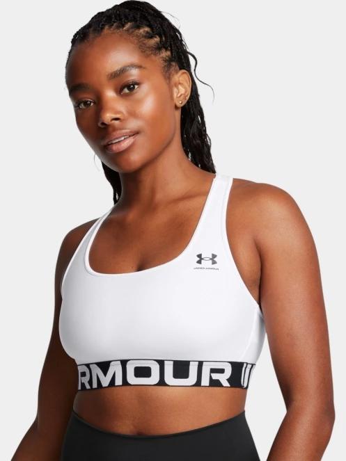 Under Armour UA HG Mid Branded női sportmelltartó fehér színben 2