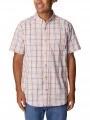 Columbia Rapid Rivers II Short Sleeve Shirt férfi rövid ujjú ing piros színben 1