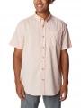 Columbia Rapid Rivers II Short Sleeve Shirt férfi rövid ujjú ing rózsaszín színben 1