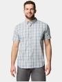Columbia Rapid Rivers II Short Sleeve Shirt férfi rövid ujjú ing kék színben 1
