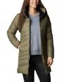 Columbia Autumn Park Down Mid Jacket női utcai kabát zöld színben 1