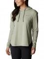 Columbia Sun Trek Hooded Pullover női kapucnis pulóver zöld színben 1