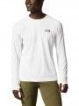 Mountain Hardwear Crater Lake Long Sleeve Crew férfi hosszú ujjú sport póló szürke színben 1
