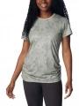 Columbia Leslie Falls Short Sleeve női ujjatlan sport póló zöld színben 1