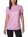 Columbia Leslie Falls Short Sleeve női ujjatlan sport póló rózsaszín színben 1