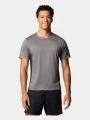 Columbia Three Pitch Short Sleeve Crew férfi rövid ujjú sport póló szürke színben 1