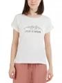 Fundango Atmos T-shirt női rövid ujjú póló fehér színben 1