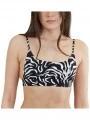 Fundango Moana Bralette Top női bikini felső fekete színben 1