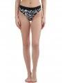 Fundango Sahara Mid Waist Full Bottoms női bikini alsó fekete színben 1