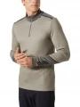 Helly Hansen Lifa Merino Midweight 1/2 Zip férfi aláöltöző felső szürke színben 1