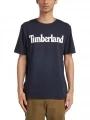 Timberland Kennebec River Ss Linear Logo Tee férfi rövid ujjú póló sötétkék színben 1