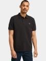 Timberland Pique Short Sleeve Polo férfi galléros póló fekete színben 1
