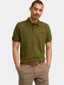 Timberland Pique Short Sleeve Polo férfi galléros póló oliva színben 1