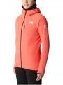 The North Face W Summit Futurefleece Fz Hoodie női polár pulóver piros színben 1